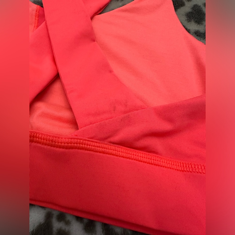 Lululemon Work The Circuit Tank in Heather Slate Gray Electric Coral Size 8 - Picture 14 of 17